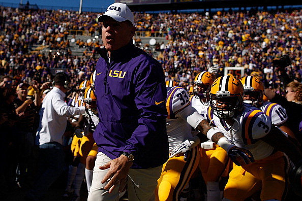 Les Miles and the LSU Tigers Les Miles and the LSU Tigers