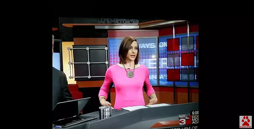 KATC TV 3’s Katie Lopez’s Dress Magically Turns From Green To Pink [Video]